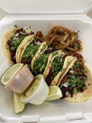 Mini tacos de trompo