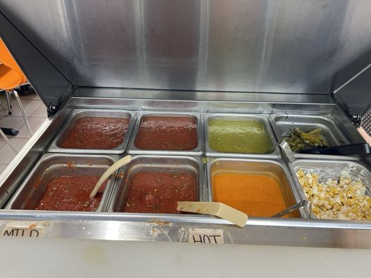 Salsa. Bar