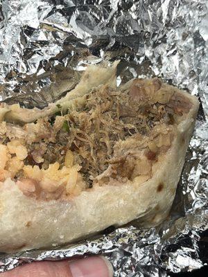 Carnitas burrito