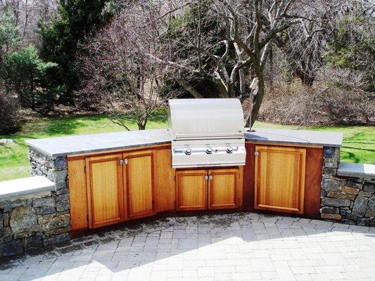 Cooking outside is so much more fun than watching the outdoors through a window!