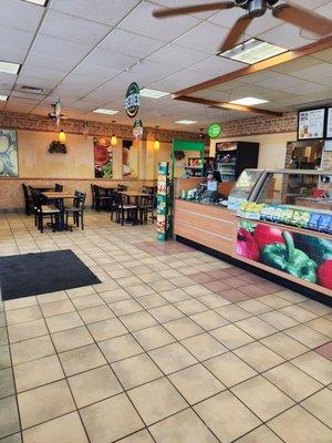 Dining area.