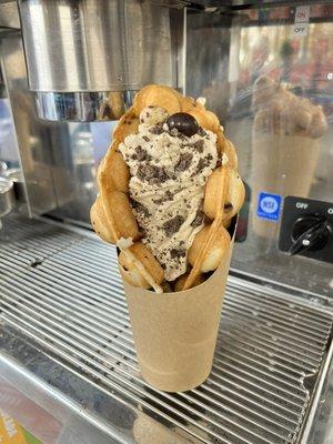 Coffle Waffee- Espresso infused bubble waffle