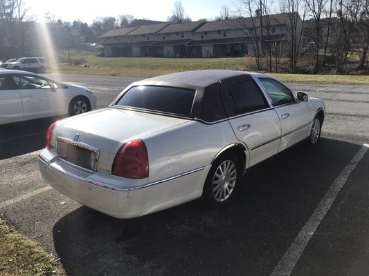 My 2004 Lincoln Town Car Ultimate that Hagys & Todd work on Their the Rainbow ( in the picture shown here ) that makes it run.