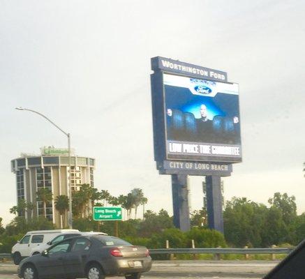 Some of our adaptive display work as seen from the 405!