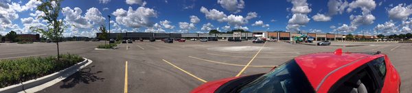 Panoramic View of the Shopping Center