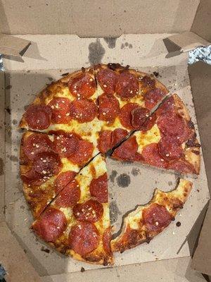 does this look like double pepperoni??