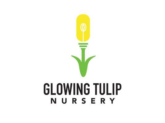 Glowing Tulip Nursery Primary Logo