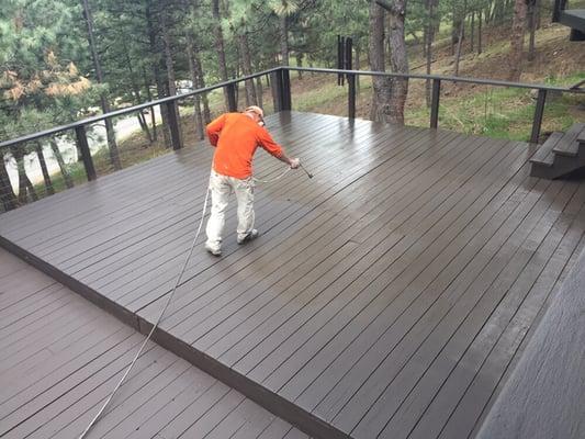 Painting deck