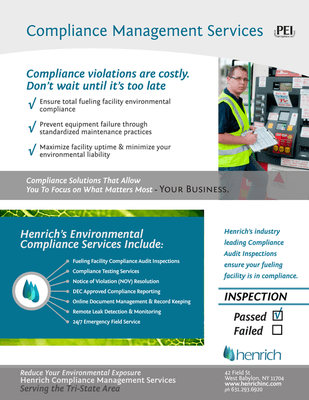 Did you get audited? Worried about DEC Compliance on your fueling facilities? Need Tank & Line Testing? Contact our C.A.M.P  Experts today