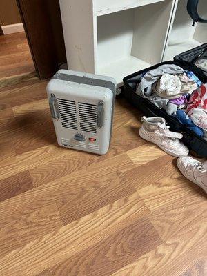 Heater which failed to work consistently and smelled of burning