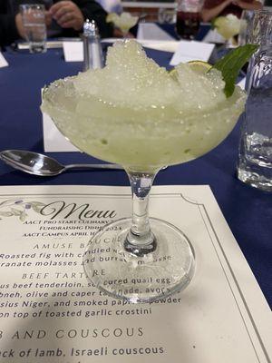 AACT Prostart Culinary Dinner April 2024- Mediterranean mint lemonade