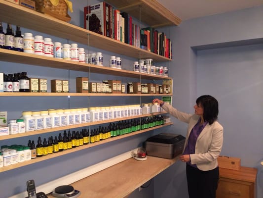 Herbal formulas, tinctures, homeopaths, and nutritional supplements.