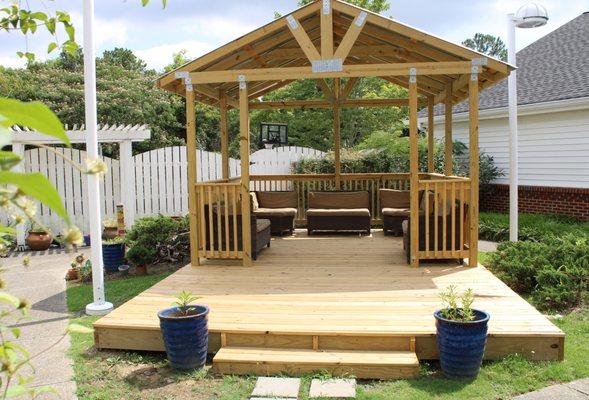 Eating disorder unit gazebo