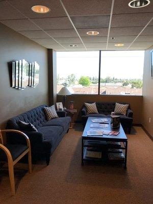 Remodeled comfortable waiting room