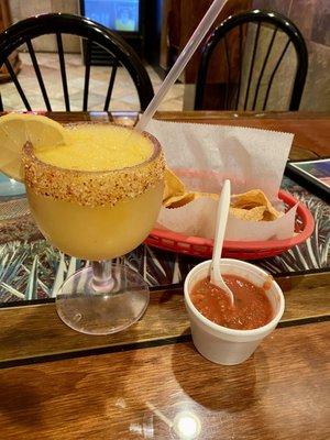 Mango Margarita chips n salsa...