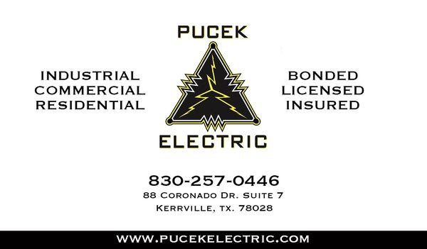 Pucek Electric established since 2010. Owner operated with 20+ years experience.