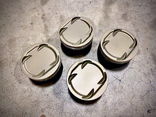 Automotive piston coating