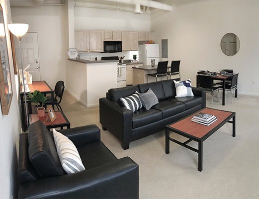 The Lofts at Capital Garage - Living Room