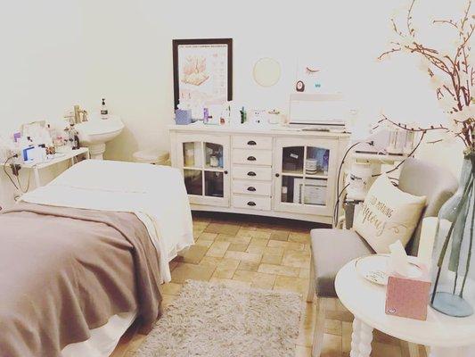 Skincare, Lash, and Waxing Room