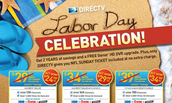 CALL US FOR YOUR DIRECTV NEEDS WE HAVE GREAT SPECIALS RIGHT NOW!!!