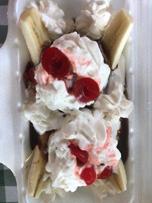 2 scoop banana split