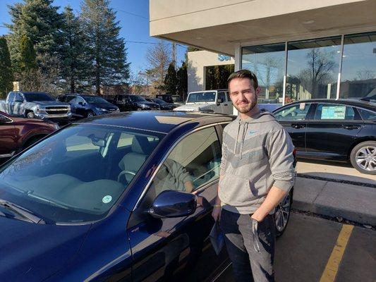 Nick Kaminski with his new 2015 Accord Sport! Enjoy it Nick!