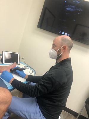 Ultrasound guided foot and ankle injections