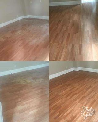 Floor work we did on a house remodel.