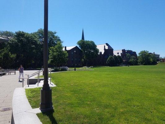 Quad and ball field