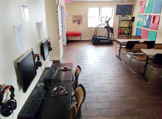 One of the technology spaces in our Autism Program