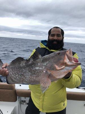 Red grouper from early spring! Love our great friend Pedro! Always there helping out!