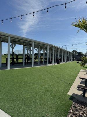 Part of the driving range