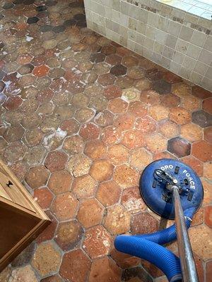 Tile cleaning