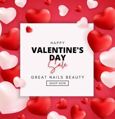 Great Nails Offer Something Special this coming Valentine's Day!