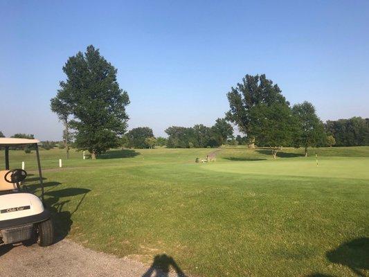 View of the 10th tee