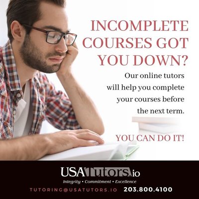 Incomplete College tutoring