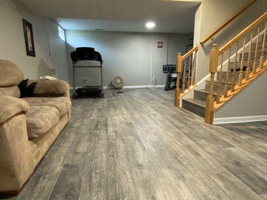 Basement remodel