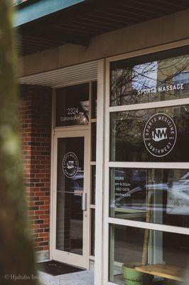 Front doors on California Ave