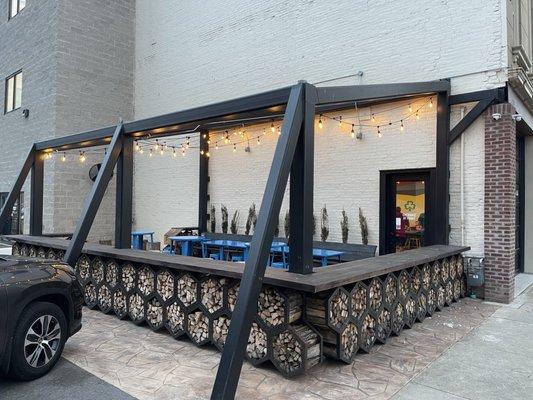 Outdoor seating