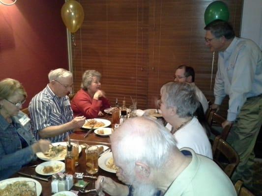 Client Appreciation Dinner at Golden Moon Restaurant in Weatherford, TX.