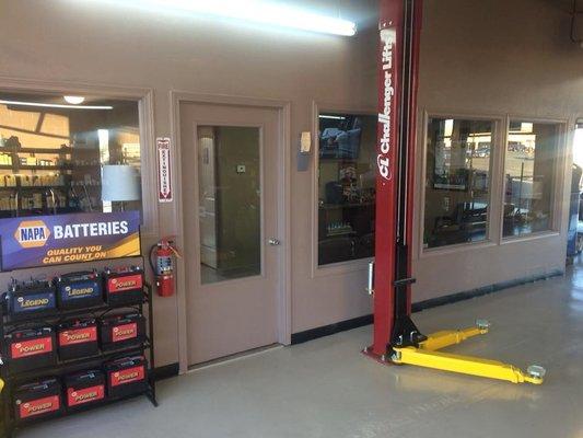 Inside shop  - MPG Automotive Services