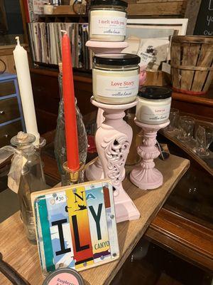 Hand painted candle holders, and more! #connecticut