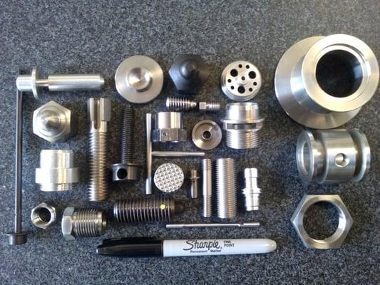 Different types of parts we make