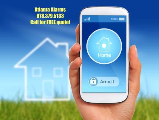 Atlanta Alarms and Security System installation in Atlanta, Georgia.