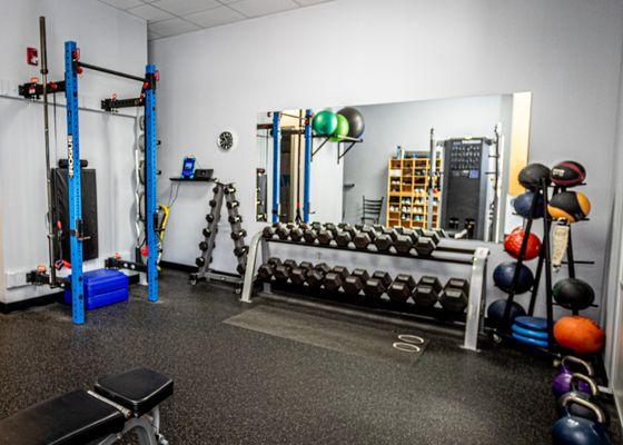 Featuring three private spaces - cleanliness - and all the equipment we need to give you a great workout.