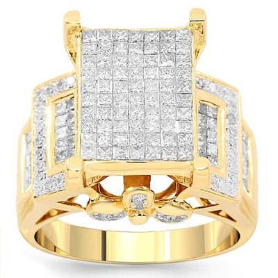 Hip Hop Diamond Engagement Ring from Brick City Gold Inc