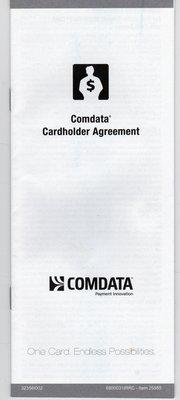 Comdata MC User Agreement, Yet I've Never Heard of Them