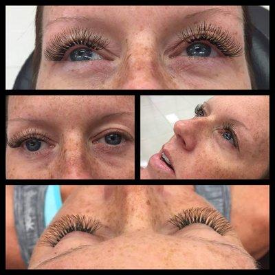 Lash Extensions done on one of our customers at Bonita Brow Bar