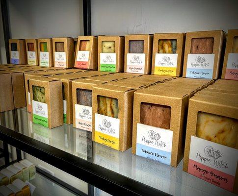 Locally made soaps