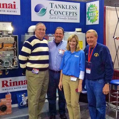 Ed and Linda with Rinnai Rep's